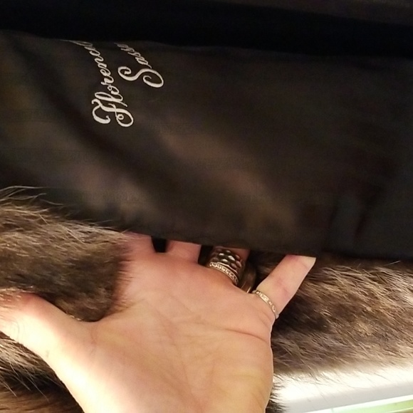 Raccoon Full Length Vintage Fur Coat - Picture 9 of 11